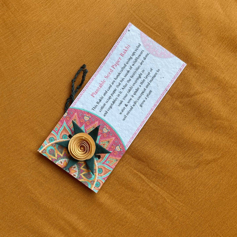 Buy Plantable Seed Rakhi - Eco-Friendly, handmade | Shop Verified Sustainable Products on Brown Living