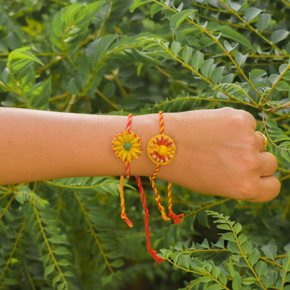 Plantable Seed Rakhi Family Box | Pair of 2 Rakhi | Verified Sustainable by Brown Living™