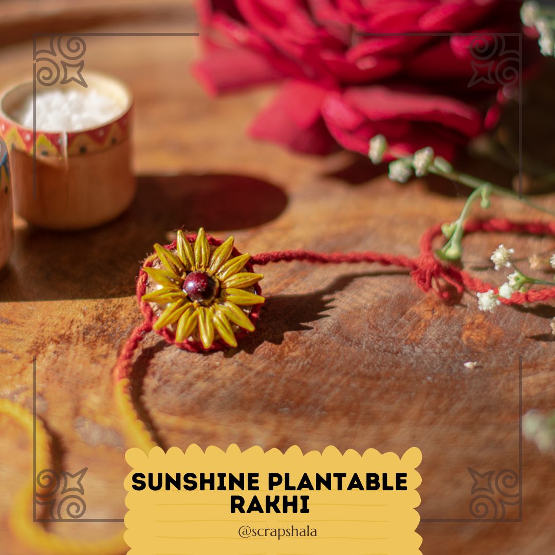 Plantable Seed Rakhi Family Box | Pair of 2 Rakhi | Verified Sustainable by Brown Living™