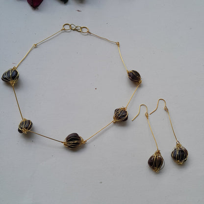 Plantable Tamarind Seed Jewelry Set | Verified Sustainable by Brown Living™