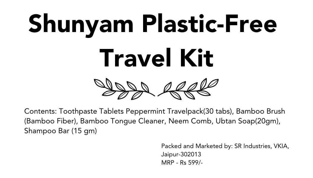 Plastic - Free Travel Kit (Pack for 2) | Verified Sustainable by Brown Living™