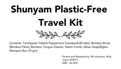 Plastic - Free Travel Kit (Pack for 2) | Verified Sustainable by Brown Living™