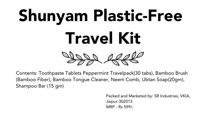 Buy Plastic-Free Travel Kit (Pack for 2) | Shop Verified Sustainable Travel Accessories on Brown Living™