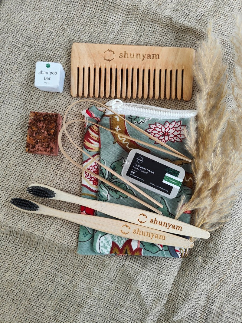 Buy Plastic-Free Travel Kit (Pack for 2) | Shop Verified Sustainable Travel Accessories on Brown Living™