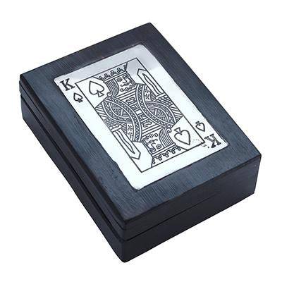 Buy Wooden Boxes for Storage Playing Card Holder Artisan Crafted | Shop Verified Sustainable Learning & Educational Toys on Brown Living™