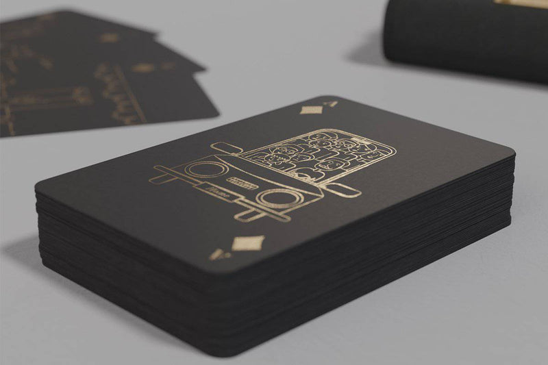 Buy Playing Cards made of Recycled Paper - Black | Shop Verified Sustainable Sports & Games on Brown Living™