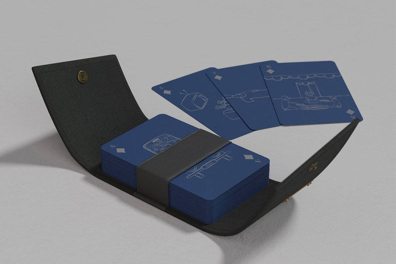 Buy Playing Cards made of Recycled Paper - Blue | Shop Verified Sustainable Sports & Games on Brown Living™