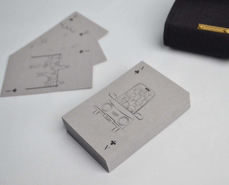 Buy Playing Cards made of Recycled Paper - Grey | Shop Verified Sustainable Sports & Games on Brown Living™