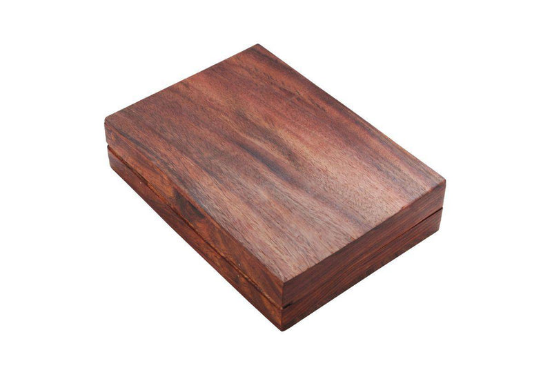 Buy Wooden Box for Holding Sets of Playing Cards Deck with Brass Inlay | Shop Verified Sustainable Sports & Games on Brown Living™