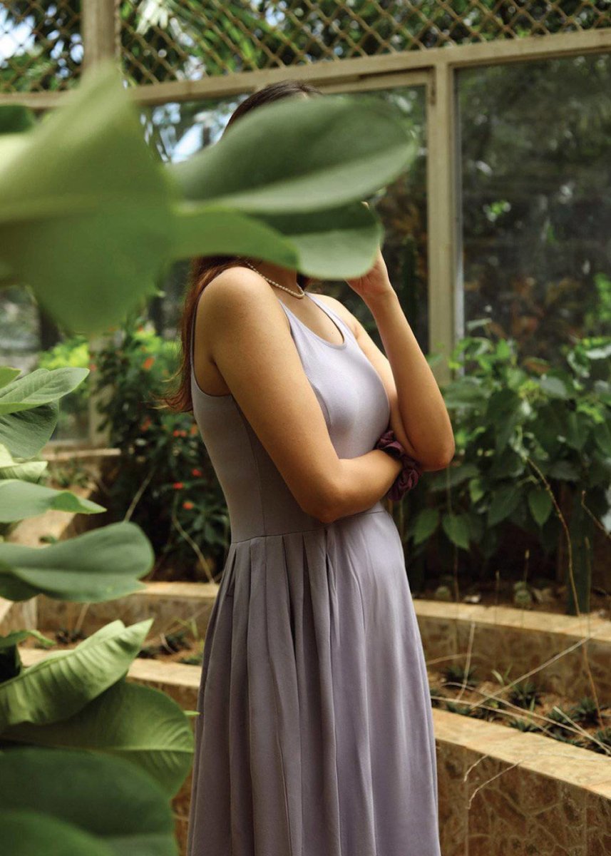 Pleated Petal Dress | Verified Sustainable by Brown Living™