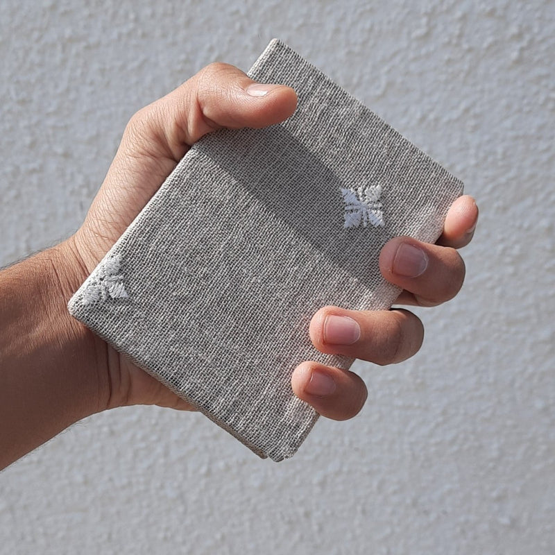 Pocket Flips Wallet- Off White | Verified Sustainable Wallet on Brown Living™