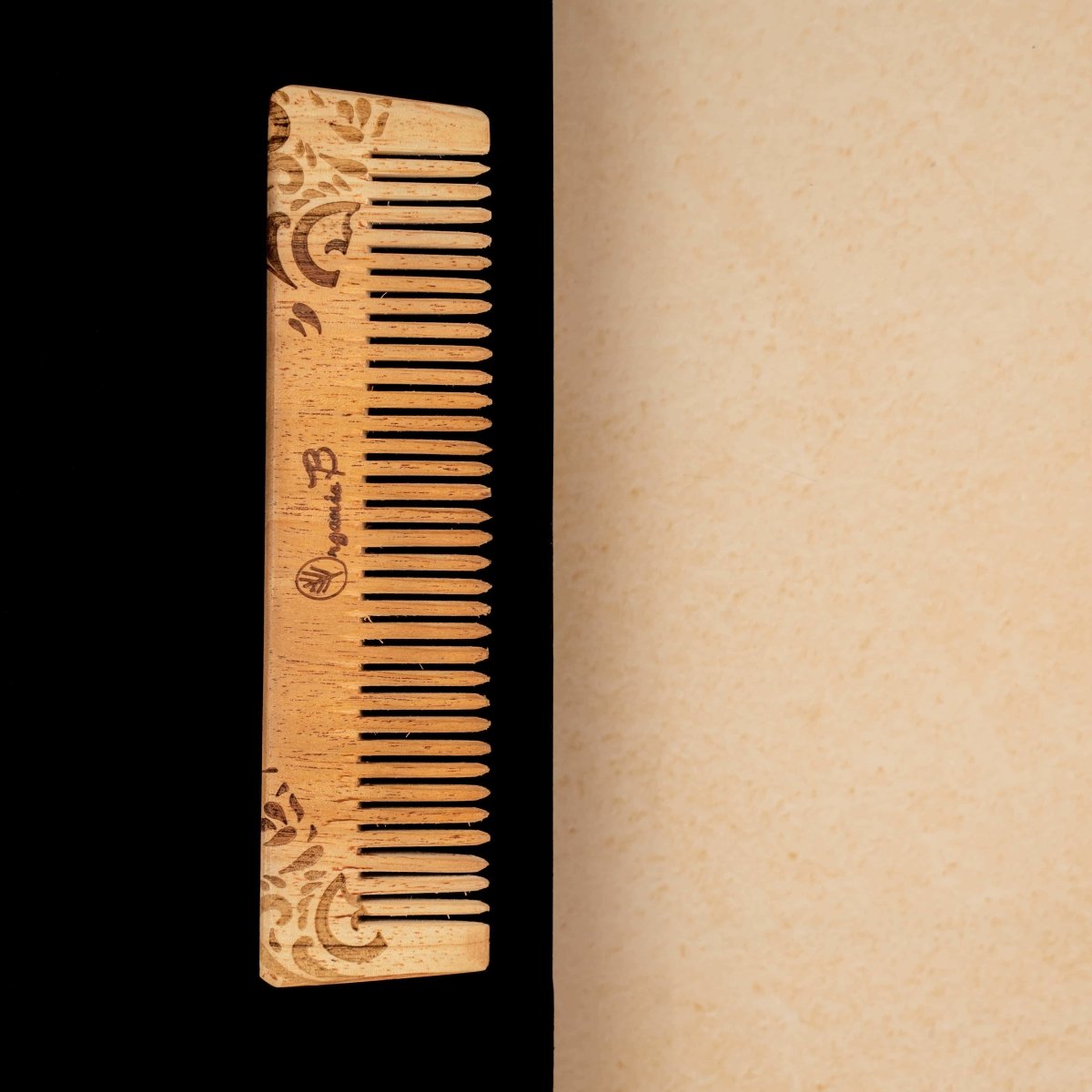 Pocket Size Neem Wood Comb | Verified Sustainable by Brown Living™