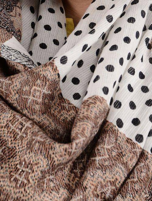 Buy Polka Dot Cotton Scarf | Shop Verified Sustainable Womens Scarf on Brown Living™