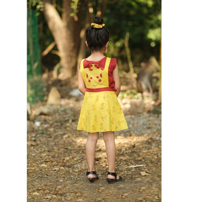 Pooh Skirt Set For Girls | Verified Sustainable by Brown Living™