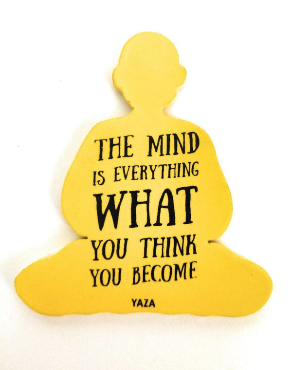 Buy Positive Mind Magnet | Shop Verified Sustainable Decor & Artefacts on Brown Living™