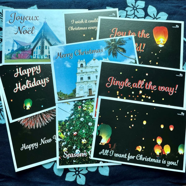 Buy Postcards of Christmas | Pack of 9 | Shop Verified Sustainable Post Cards on Brown Living™