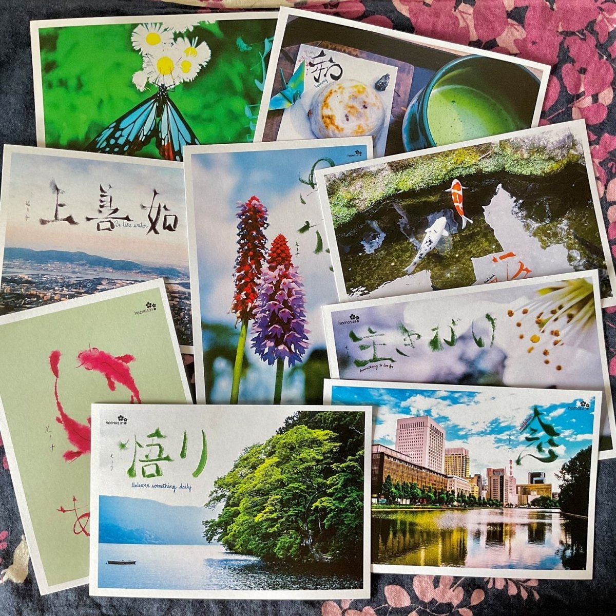 Postcards of Japan | Pack of 9 | Verified Sustainable by Brown Living™