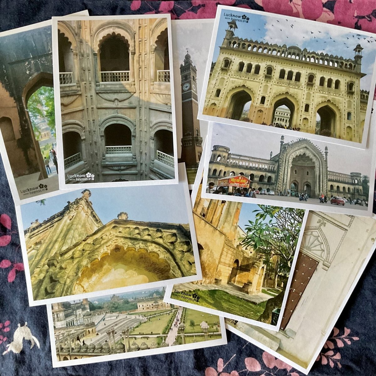 Postcards of Lucknow | Pack of 9 | Verified Sustainable by Brown Living™