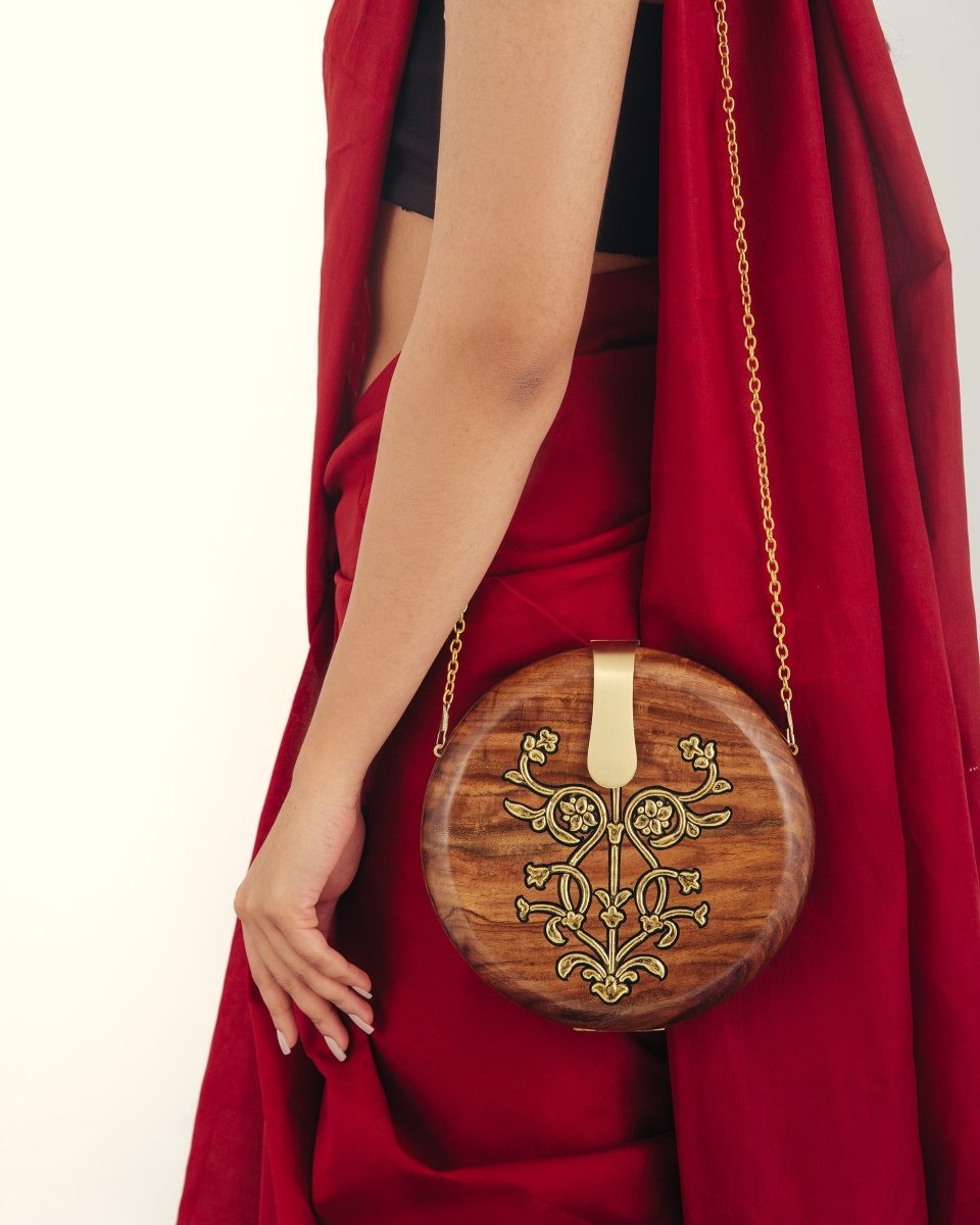 Pournima Clutch | Verified Sustainable by Brown Living™