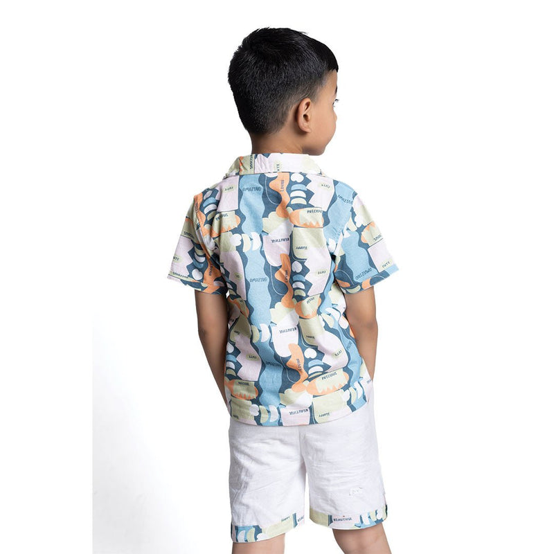 Buy Precious Boys Cotton Co-ord Set | Shop Verified Sustainable Products on Brown Living