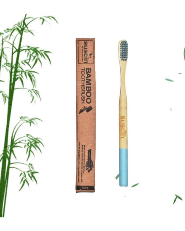 Buy Premium Bamboo PHOENIX Toothbrush Blue Single | Shop Verified Sustainable Products on Brown Living