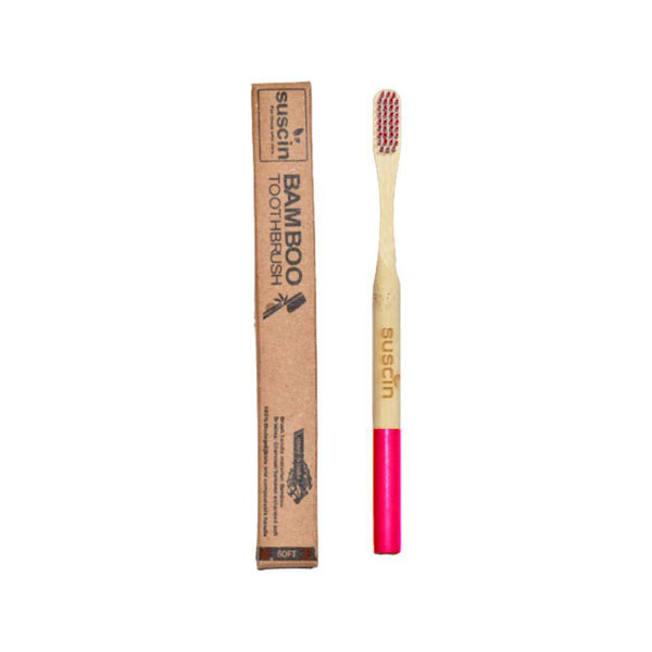 Buy Premium Bamboo PHOENIX Toothbrush Red Single | Shop Verified Sustainable Products on Brown Living