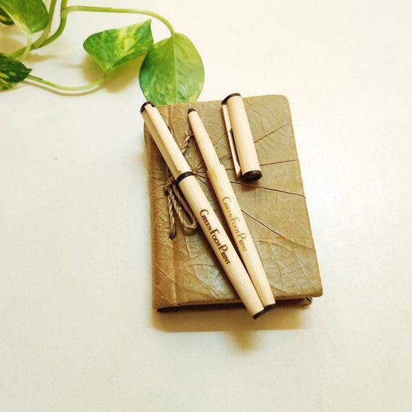 Buy Premium Handcrafted Bamboo Pens - Pack of 2 | Shop Verified Sustainable Pens on Brown Living™
