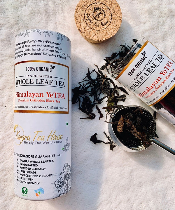 Buy Premium Handmade Organic First Flush Orthodox Black Tea | Shop Verified Sustainable Tea on Brown Living™
