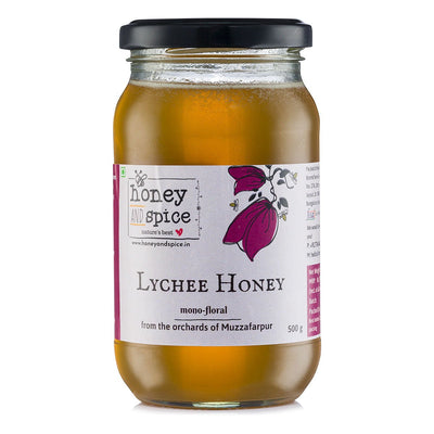 Premium Lychee Honey | Made In Small Batches – Honey & Syrups on Brown Living™. SKU: LYH250GM. Img 2.