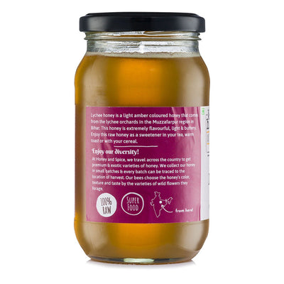 Premium Lychee Honey | Made In Small Batches – Honey & Syrups on Brown Living™. SKU: LYH250GM. Img 4.