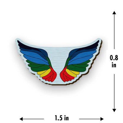 Pride Wings Handcrafted Pin | Verified Sustainable by Brown Living™