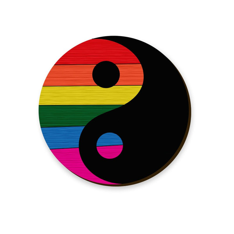 Buy Pride Ying Yang Handcrafted Pin | Shop Verified Sustainable Stationery on Brown Living™