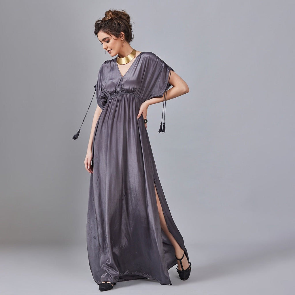 primrose elegant evening dress verified sustainable products on brown living