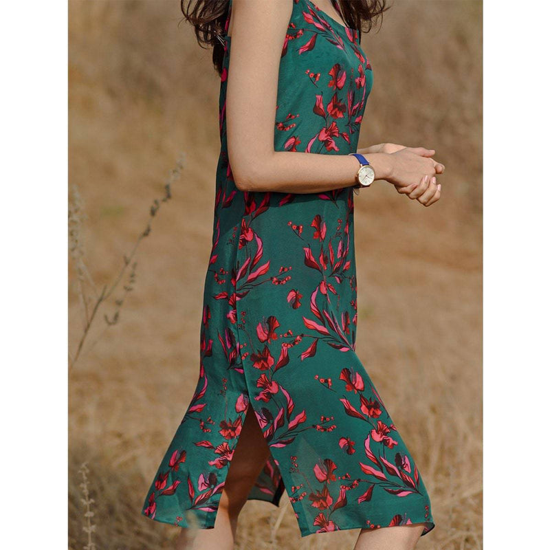 Buy Printed Slip Dress | Shop Verified Sustainable Womens Dress on Brown Living™