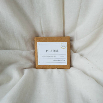 Pristine - Lavender, Vetiver & Cocoa Butter Cold Processed Soap | Verified Sustainable by Brown Living™