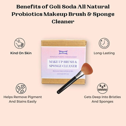 Probiotic Makeup Brush and Sponge Cleaner Soap (Pack of 1) | Verified Sustainable by Brown Living™