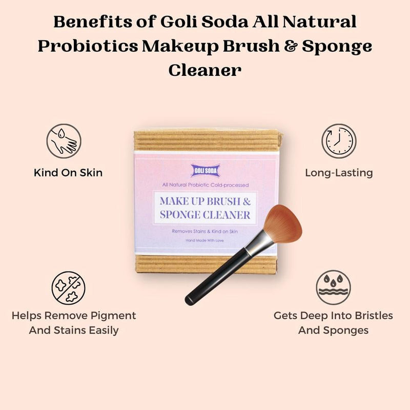 Buy Probiotic Makeup Brush and Sponge Cleaner Soap (Pack Of 1) | Shop Verified Sustainable Cleaning Supplies on Brown Living™