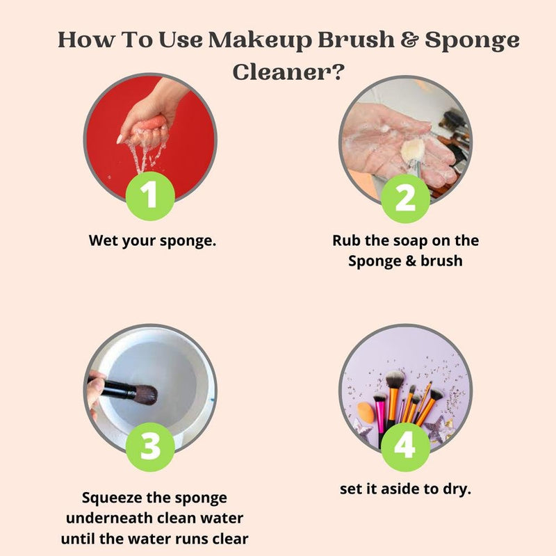 Buy Probiotic Makeup Brush and Sponge Cleaner Soap (Pack Of 2) | Shop Verified Sustainable Cleaning Supplies on Brown Living™