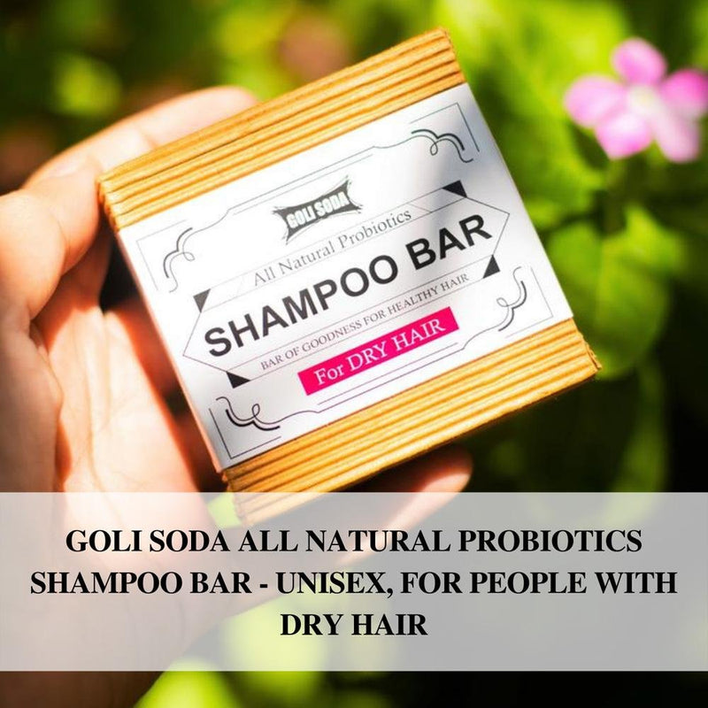 Buy Probiotics Sulphate-Free Shampoo Bar For Dry Hair - 90g | Shop Verified Sustainable Hair Shampoo Bar on Brown Living™