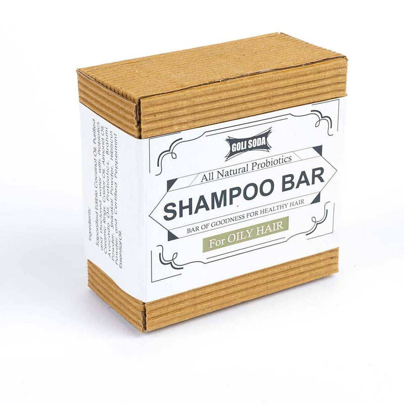 Buy Probiotics Sulphate-Free Shampoo Bar For Oily Hair - 90g | Shop Verified Sustainable Hair Shampoo Bar on Brown Living™