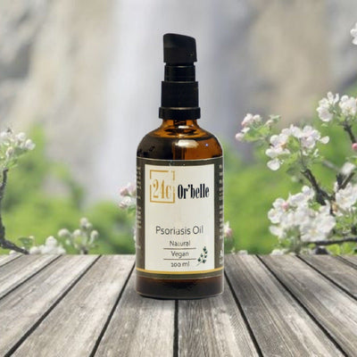 Psoriasis Oil - 100 ml – Body Oil on Brown Living™. SKU: PERE30. Img 1.