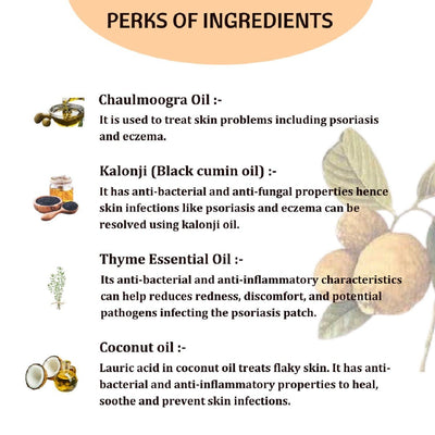 Psoriasis Oil - 100 ml – Body Oil on Brown Living™. SKU: PERE30. Img 3.