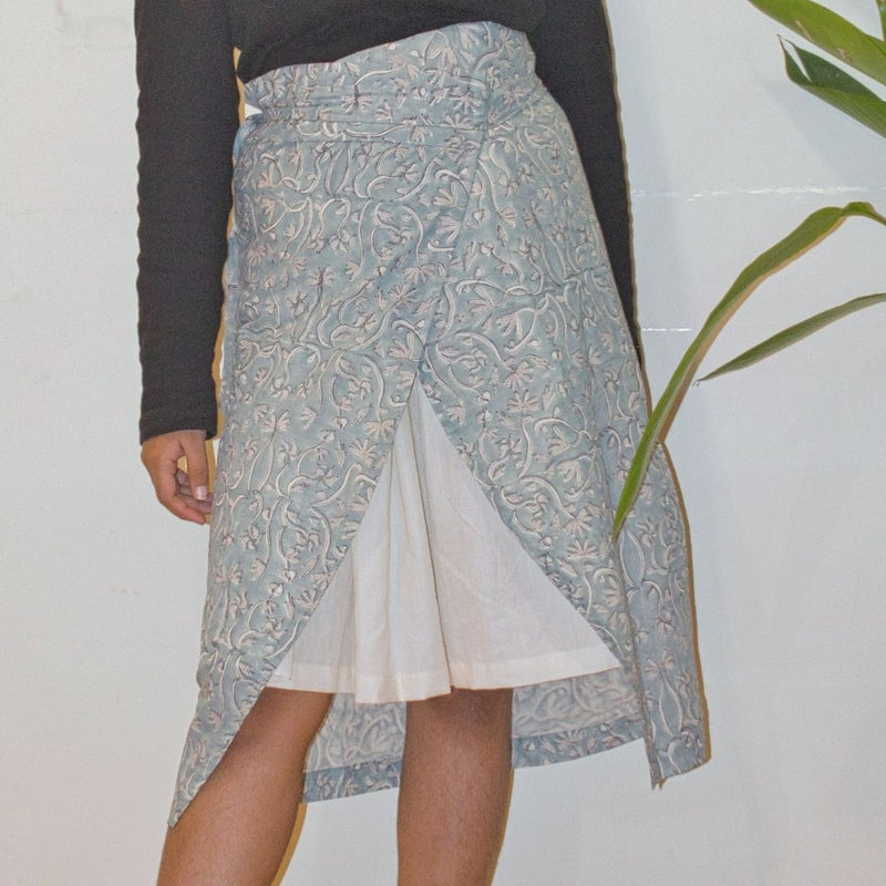 Buy Pudina Chutney Skirt Set | Kala Cotton | Sustainable Fashion | Shop Verified Sustainable Products on Brown Living