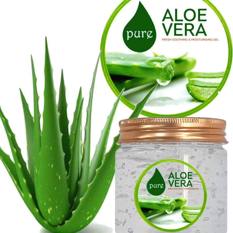 Buy Pure Aloe Vera Gel | Skin & Hair - 200 g | Shop Verified Sustainable Face Salve on Brown Living™