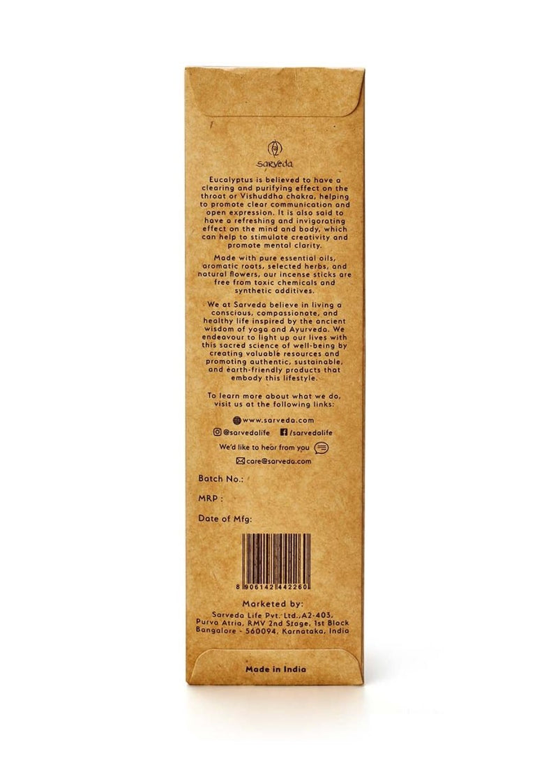 Buy Pure Eucalyptus Incense Stick | Shop Verified Sustainable Products on Brown Living