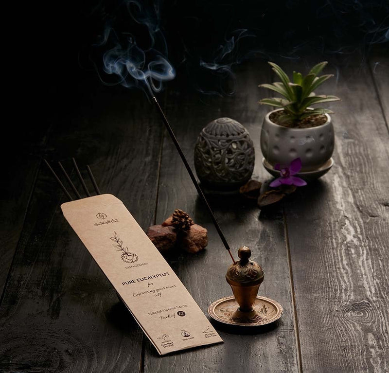 Buy Pure Eucalyptus Incense Stick | Shop Verified Sustainable Pooja Needs on Brown Living™