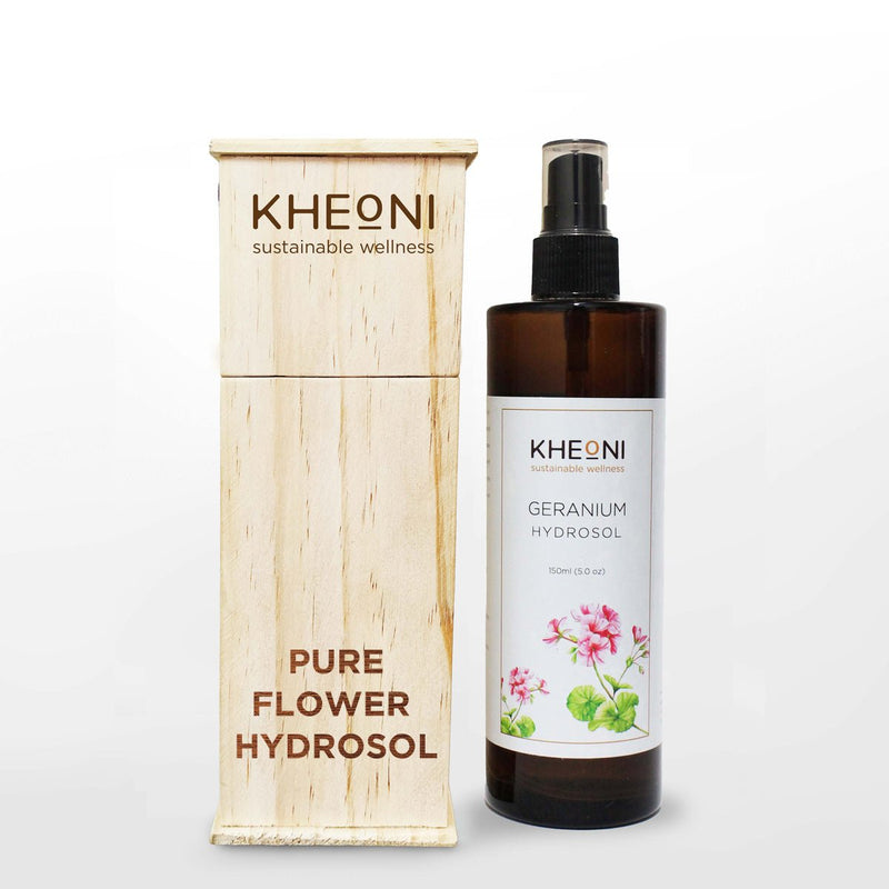 Buy Pure Geranium Flower Hydrosol | Shop Verified Sustainable Face Serum on Brown Living™