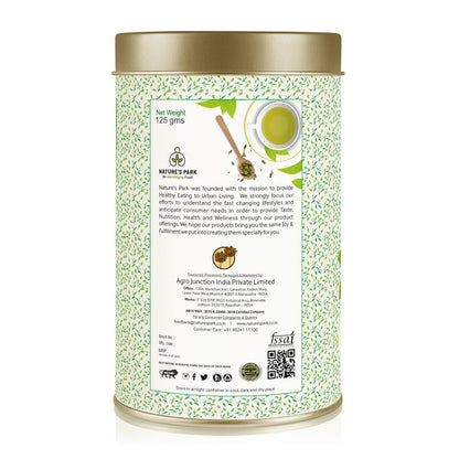 Pure Green Tea Can (125 g) | Verified Sustainable by Brown Living™