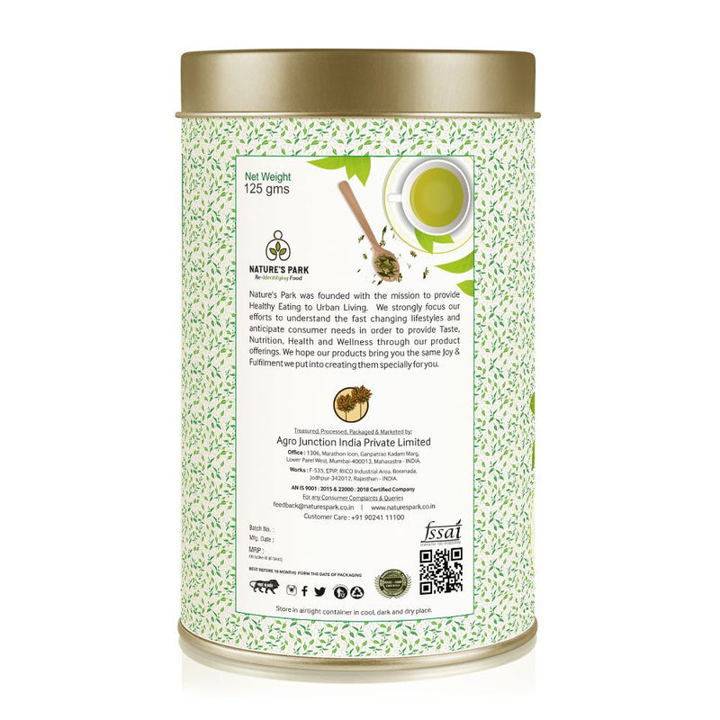 Buy Pure Green Tea Can (125 g) | Shop Verified Sustainable Tea on Brown Living™