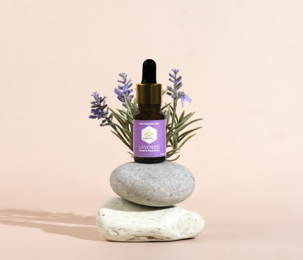 Buy Pure Lavender Oil 10ml: Relaxation, Skin Renewal & Mood Boost | Shop Verified Sustainable Essential Oils on Brown Living™